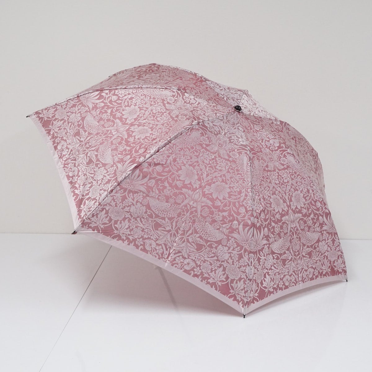 サンバリア100 完全遮光日傘 USED美品 晴雨兼用 ストライプ ブルー UV