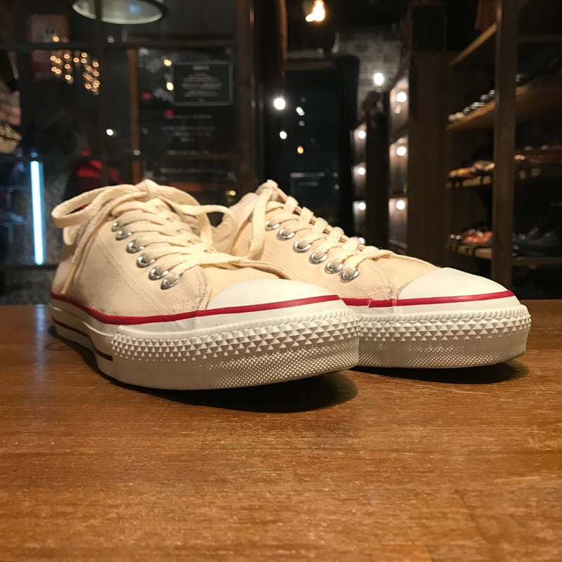 90's CONVERSE ALL STAR LOW コンバース オールスターロー 生成 オフ