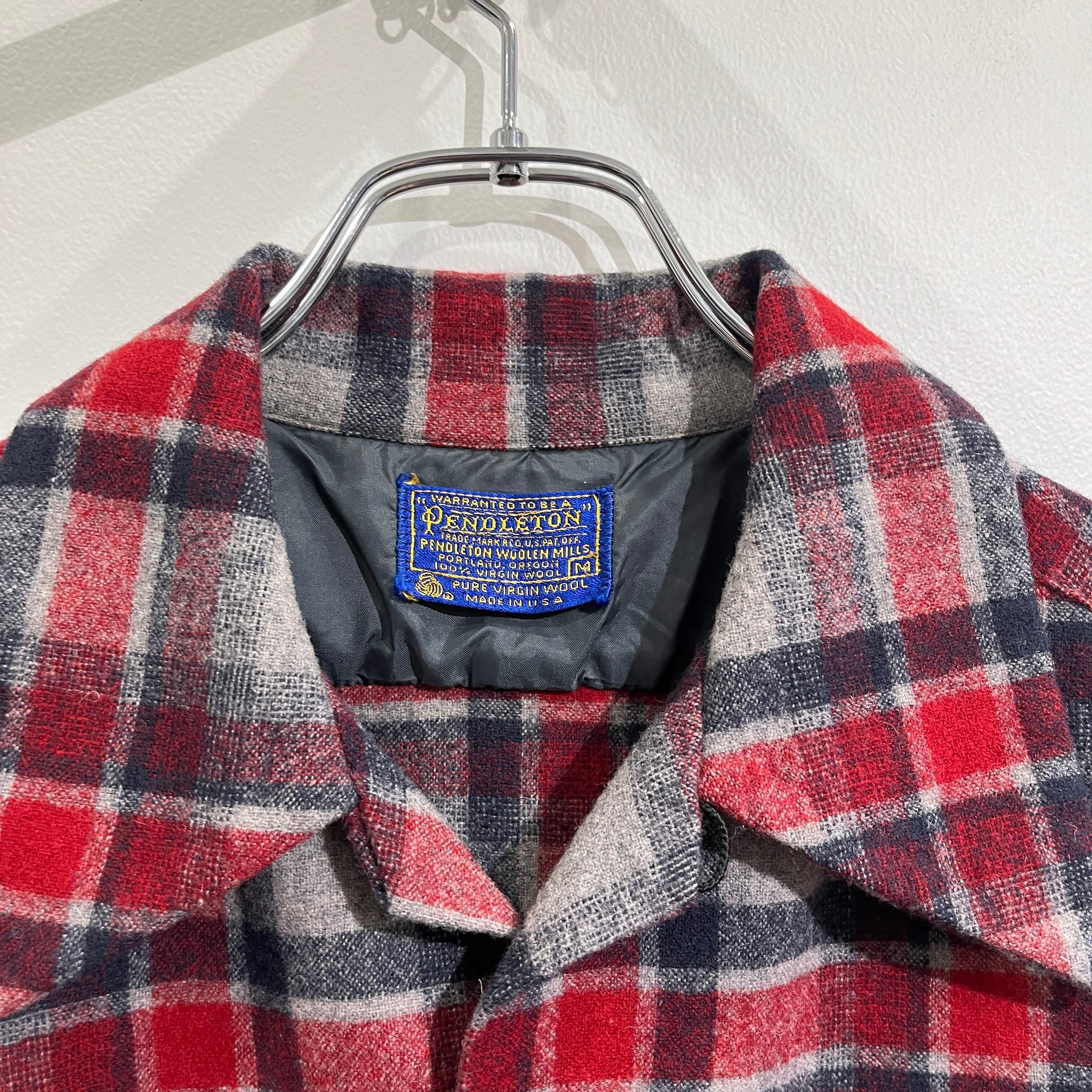 70s PENDLETON Wool Shirt 70年代 ペンドルトン ウールシャツ 赤ベース