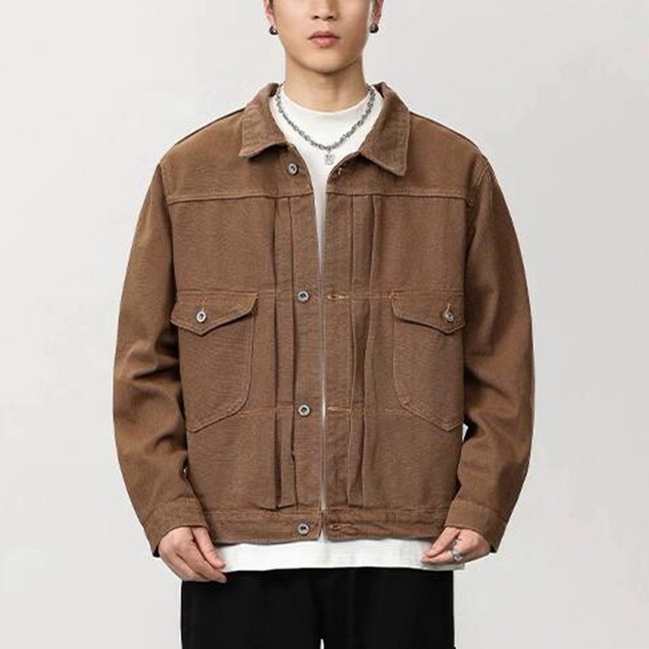 ワークスタイル デニムジャケット af0045