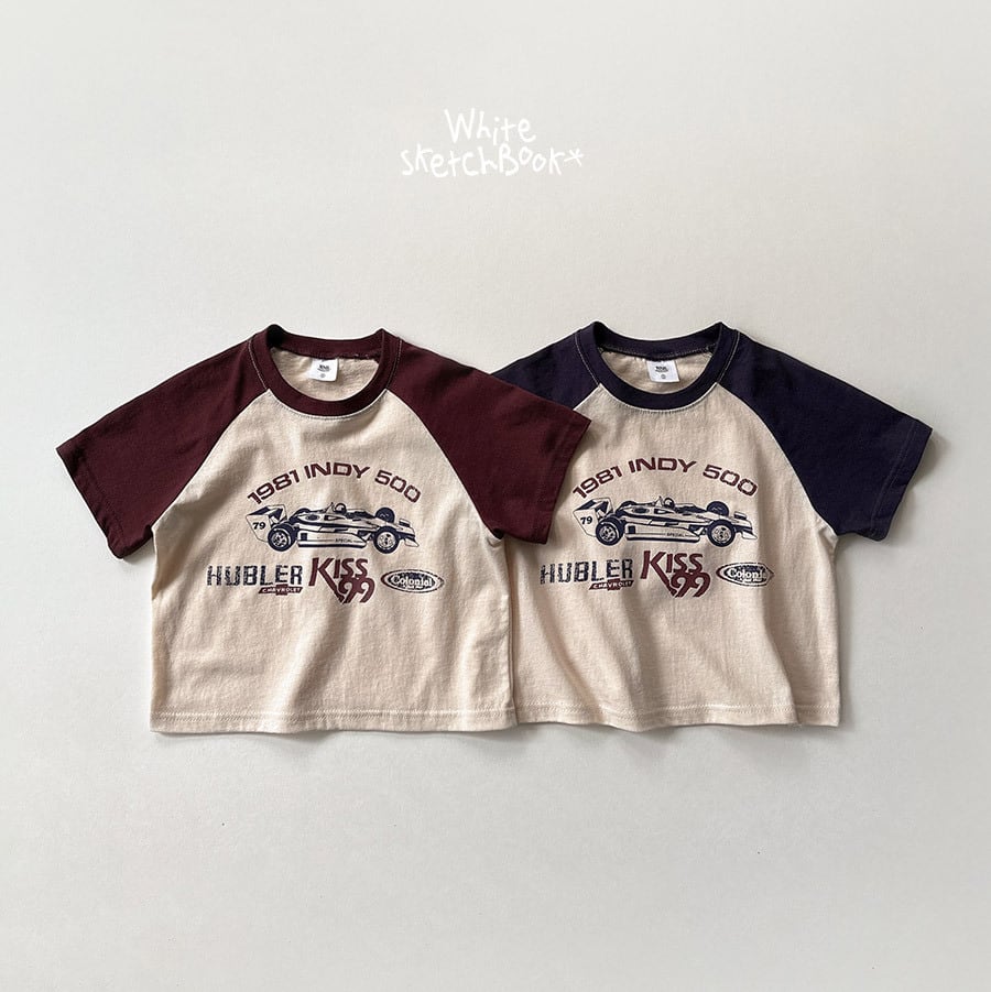 racing tee【whitesketchbook】※5月中旬〜5月下旬発送予定