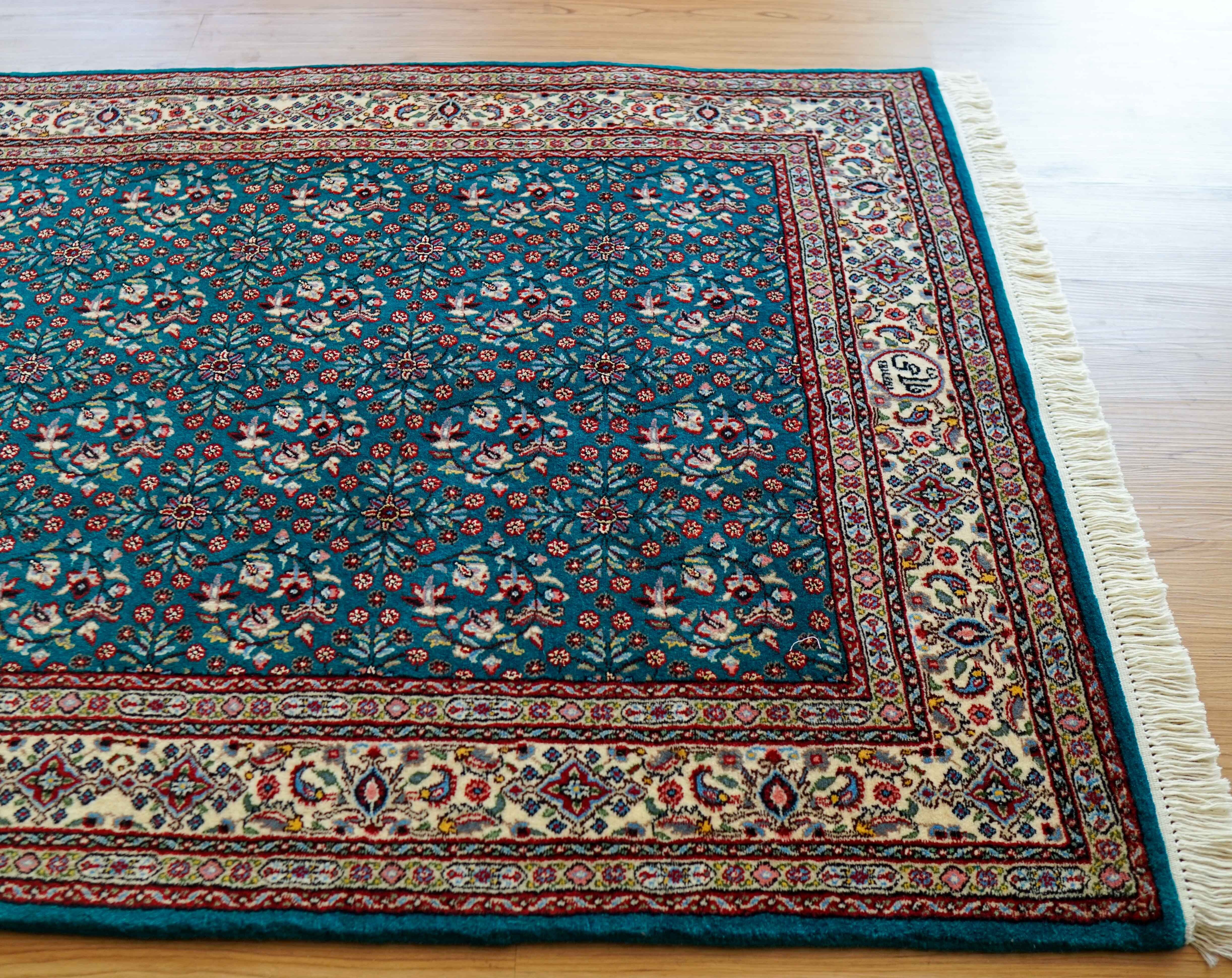 154×97cm ペルシャ 手織り絨毯　ムード産 154×97cm ペルシャ 手織り絨毯 ムード産 | Decorworks