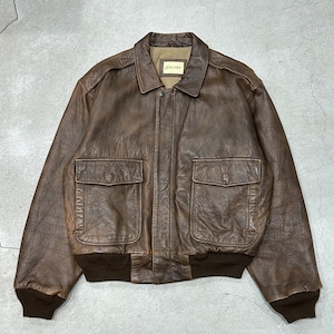 ST.JOHON’S BAY used A-2 leather jacket size:42 R