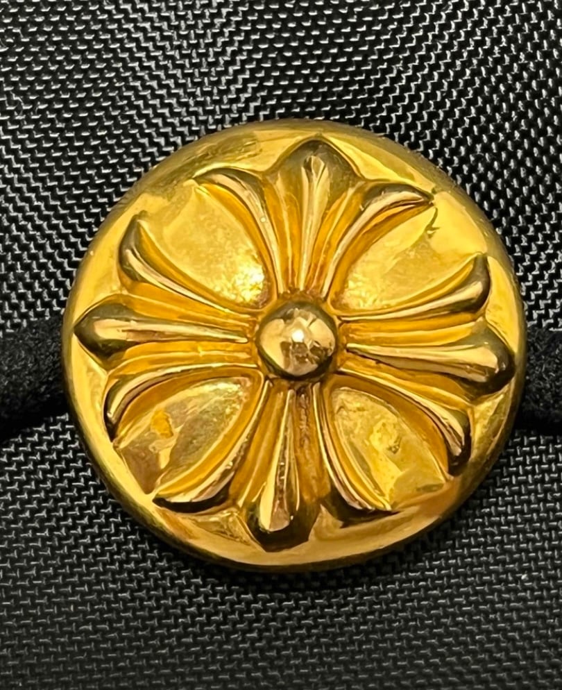 CHROME HEARTS クロムハーツ 22k ヘアークロス キーパー