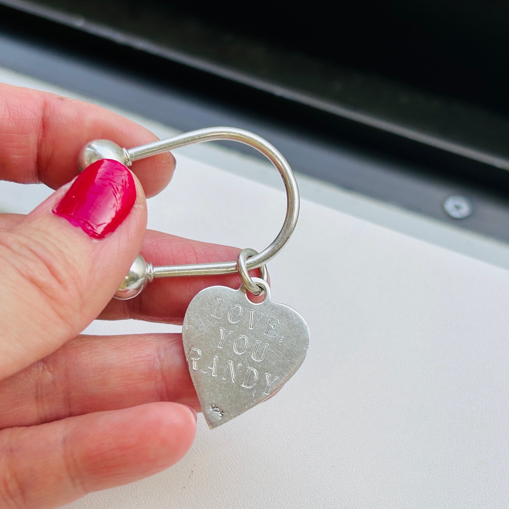 シルバー925 ハートタグキーリング / キーチェーン | Milo Antiques