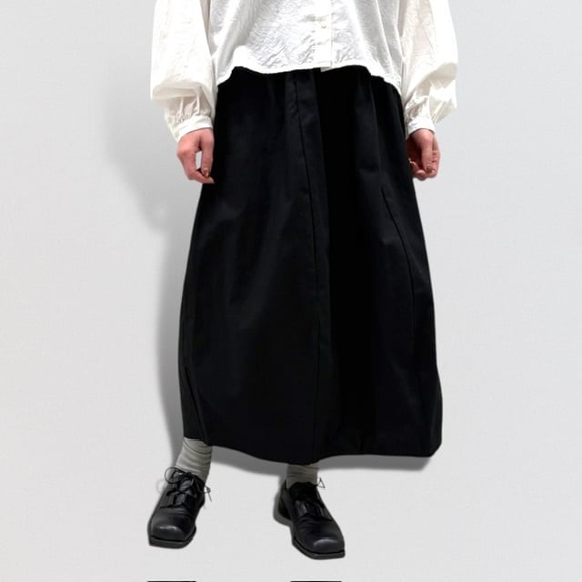 mizuiro ind cotton linen cocoon skirt | CoCo Cuore