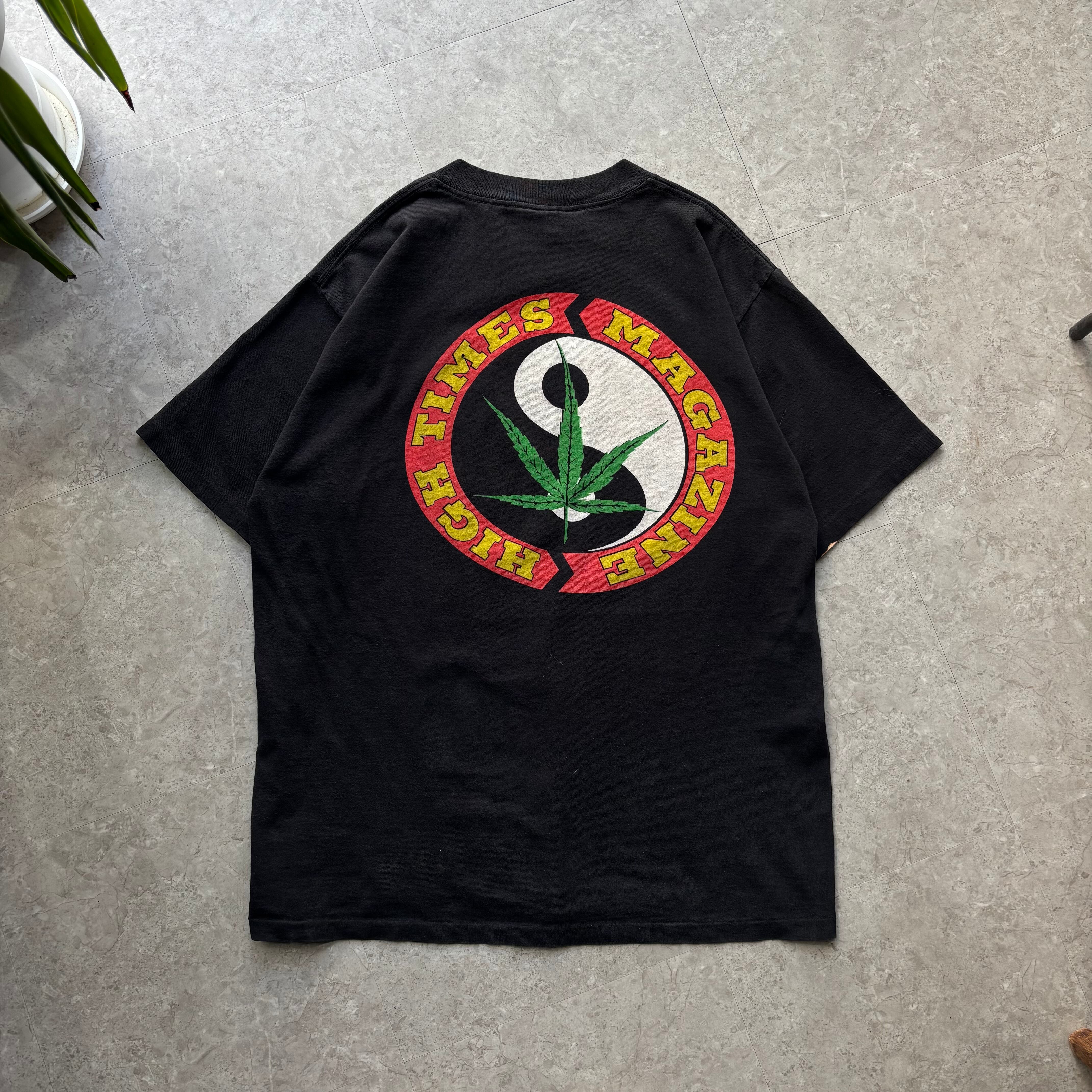 90s HIGH TIMES MAGAZINE T-shirt【仙台店】