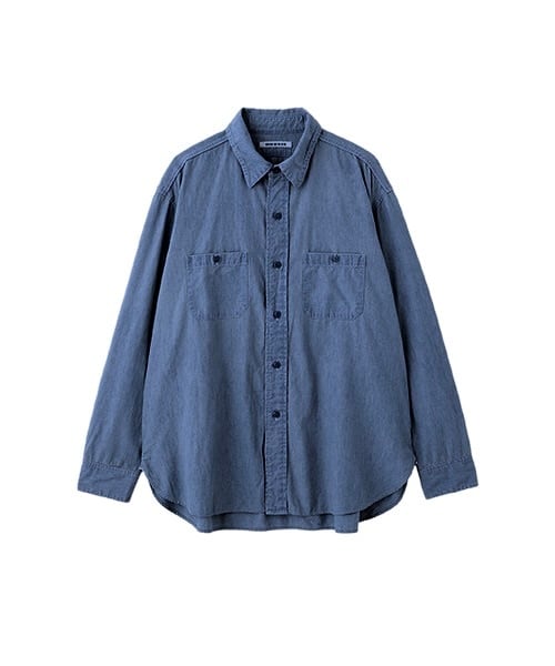 SEVEN BY SEVEN / 800-6150086 CHAMBRAY SHIRTS L/S ‐One wash (INDIGO