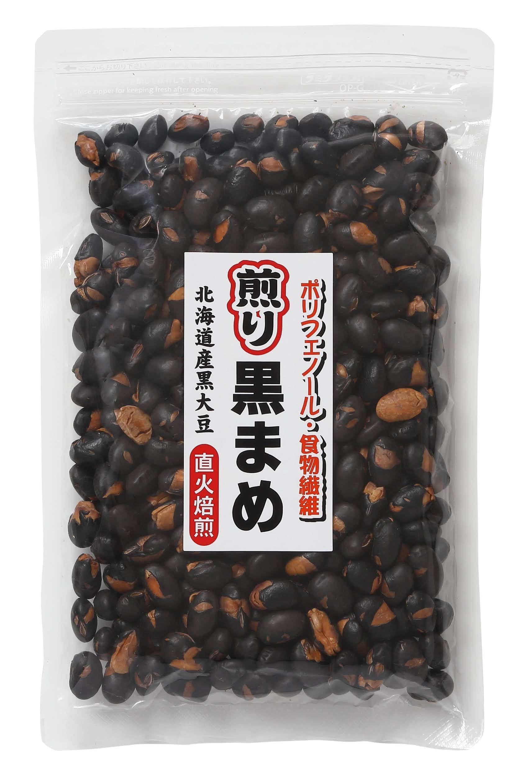 まるごと食べる煎り黒まめ | 草加黒豆屋