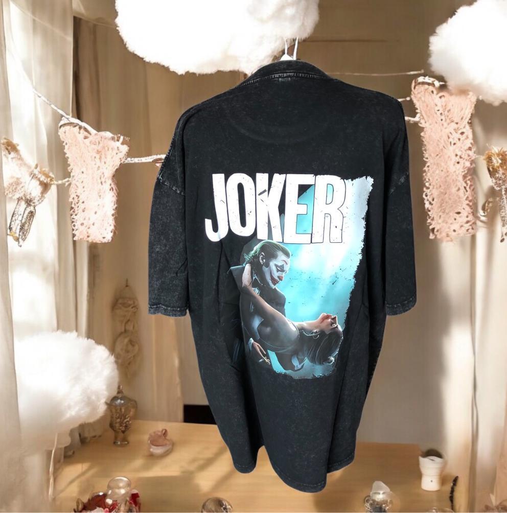 最狂ヴィラン】JOKER フェイス両面プリントTシャツ 2XL相当 | 吉田