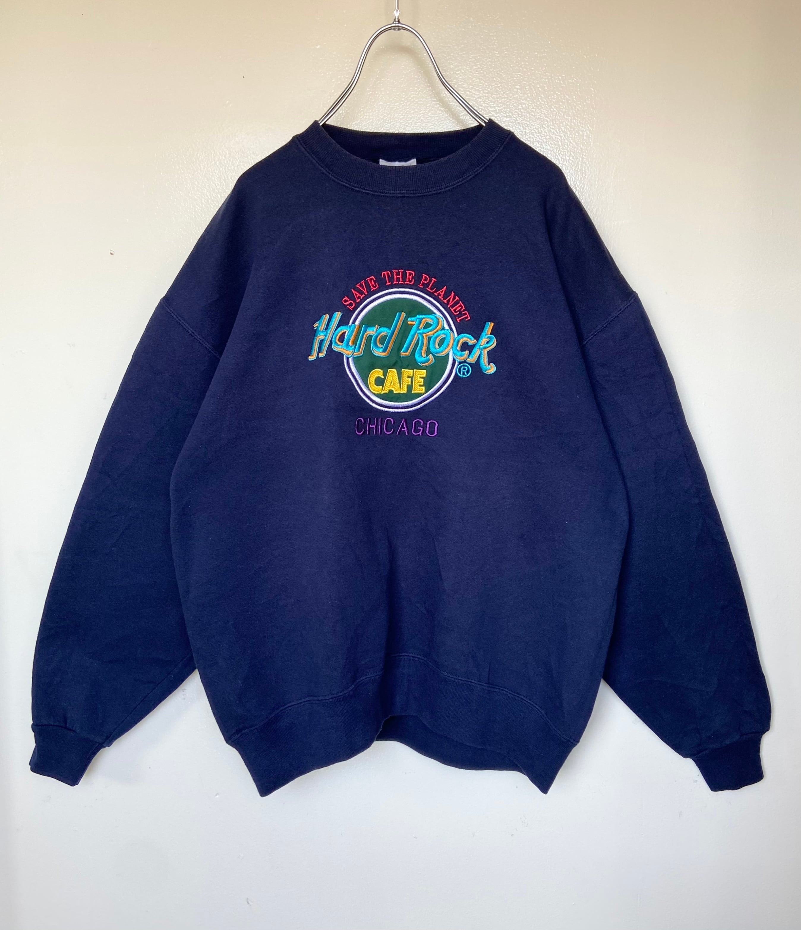 usa製　hard rock cafe ハードロックカフェ　刺繍　シカゴ