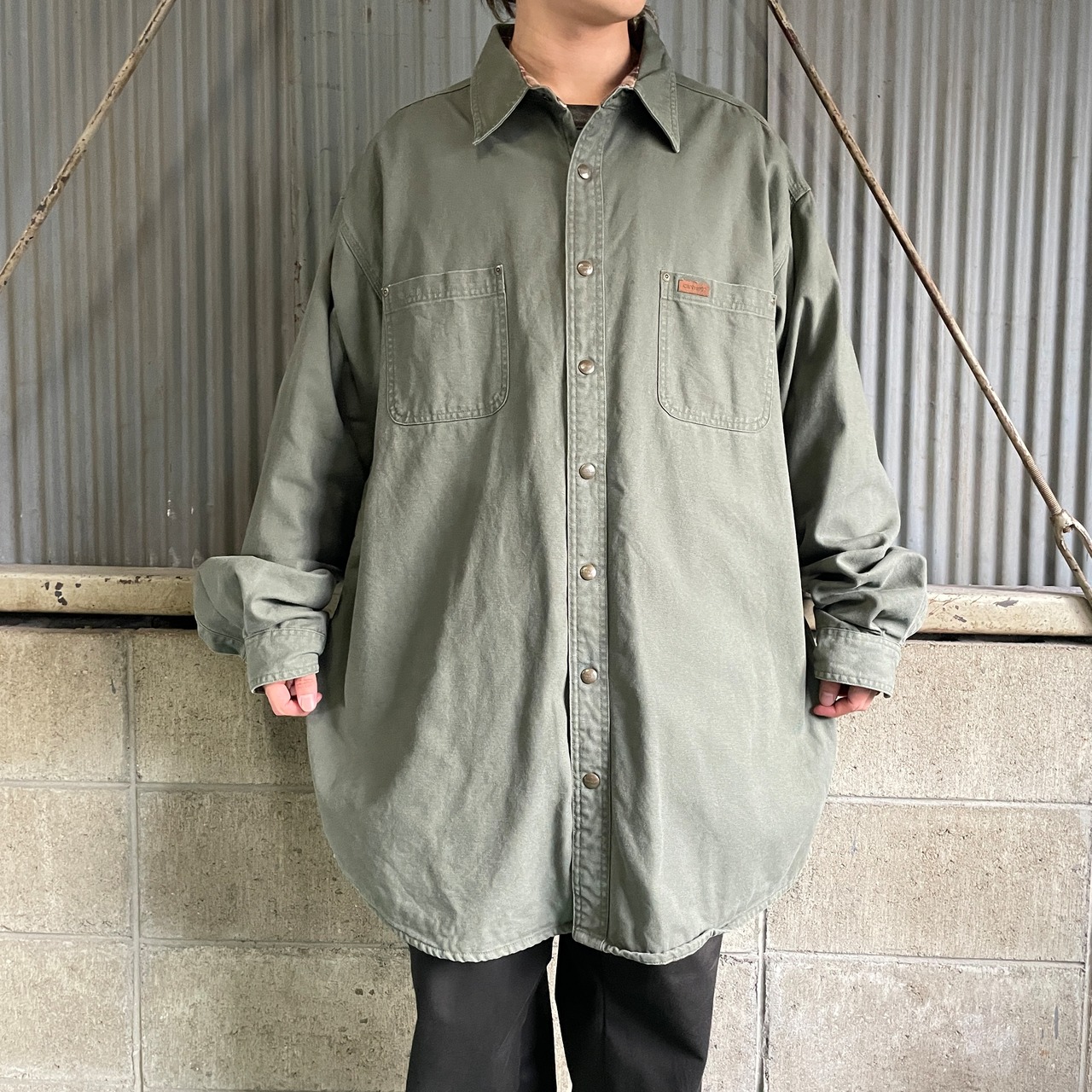 ビッグサイズ Carhartt カーハート ダック地 チェックネルライナー 