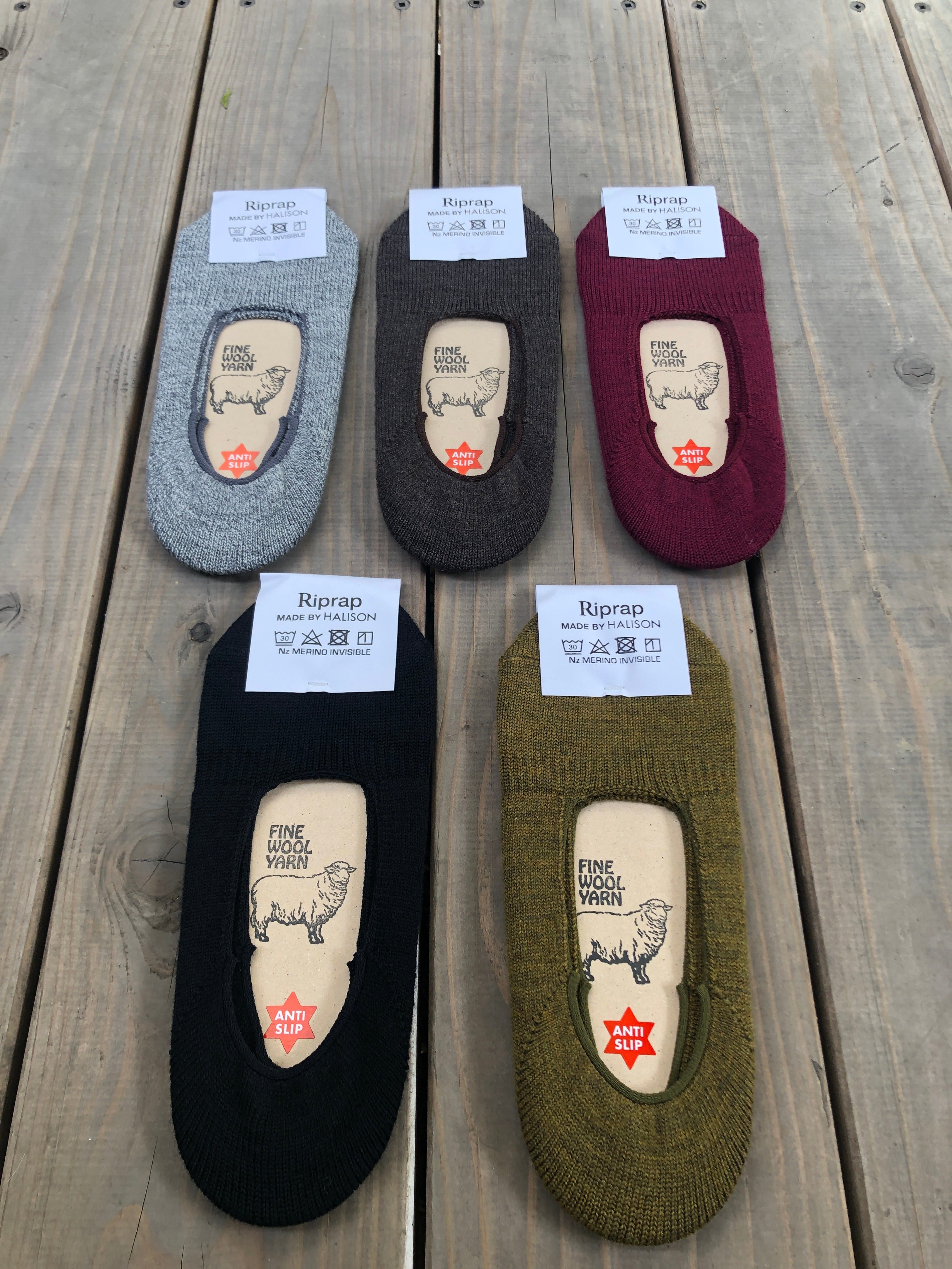 Riprap(リップラップ) / HALISON別注 Nz MERINO INVISIBLES(RRH002)