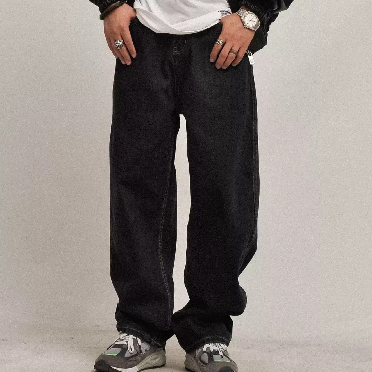 ヴィンテージ ワイドデニムパンツ N3410 - 9