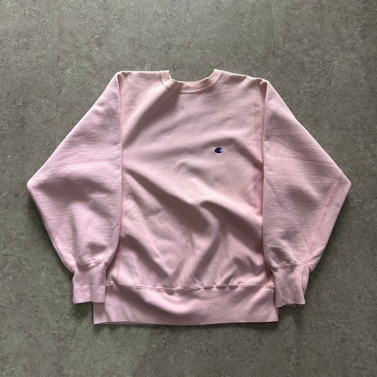 90s Champion reverse weave sweat "light pink"【仙台店】
