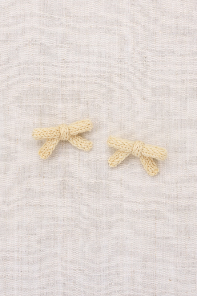 〈 Misha&Puff 26AW 〉 GOLDIE BOW SET / SHORTBREAD
