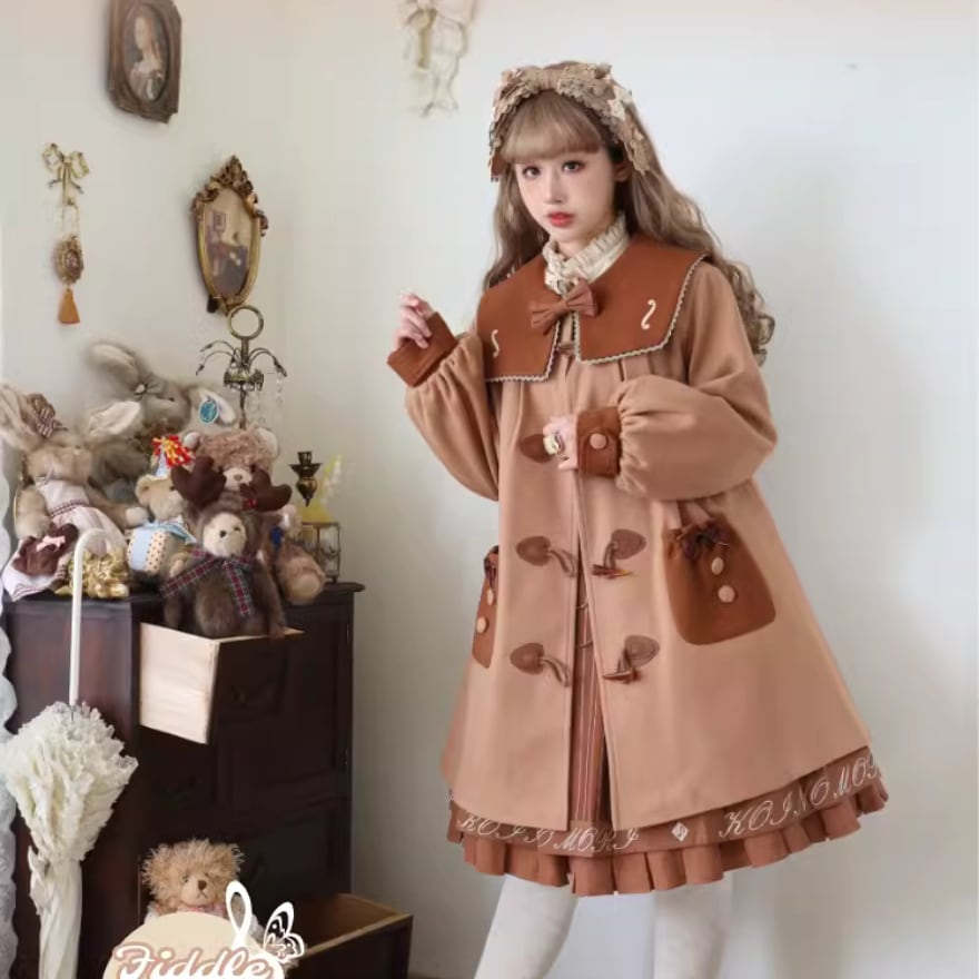 ロリータファッション通販 SEASONZ クラロリ コート ダッフル