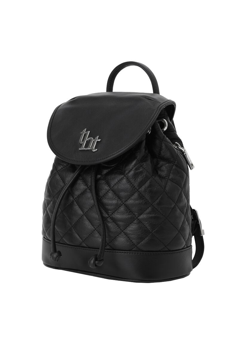 threetimes] Acorn quilted backpack black 正規品 韓国ブランド 韓国 