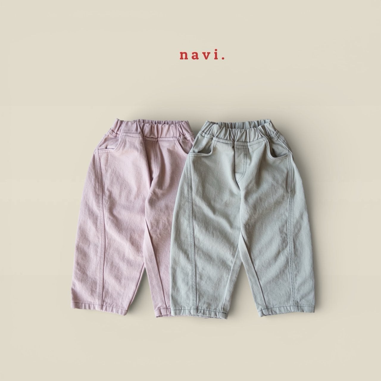 «予約»«ジュニアサイズあり»«navi» ポイントパンツ 2colors