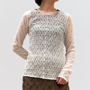 cafune stretch lace pullover