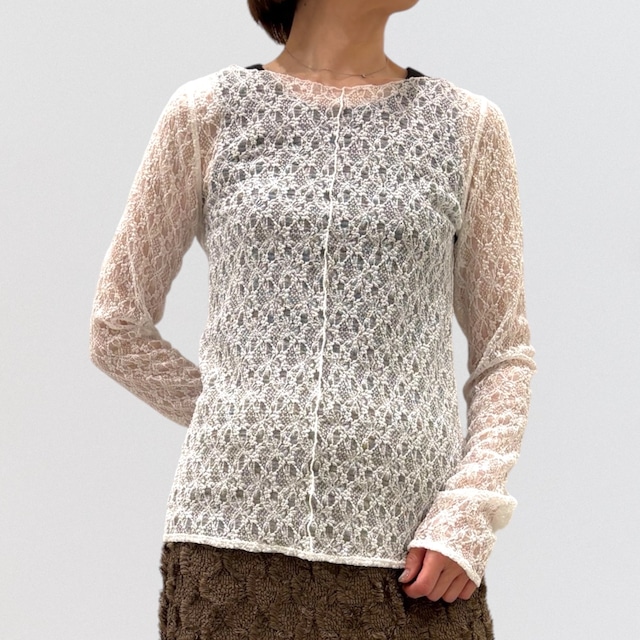 cafune stretch lace pullover