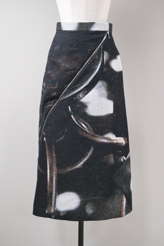 【PHOTOCOPIEU】ZIP-UP SKIRT -MULTI/
