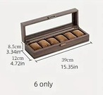 時計ケース　6本用　木製　6本収納　腕時計ケース　男性　ギフト　6本　時計　腕時計　収納箱　収納ボックス