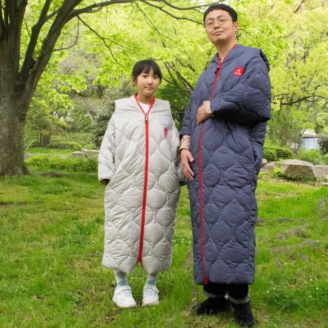 【受注生産】ZUBORAベンチコート（大人用）｜フェーズフリー認証品｜多機能寝具シュラフ｜着たまま寝れる・歩ける｜