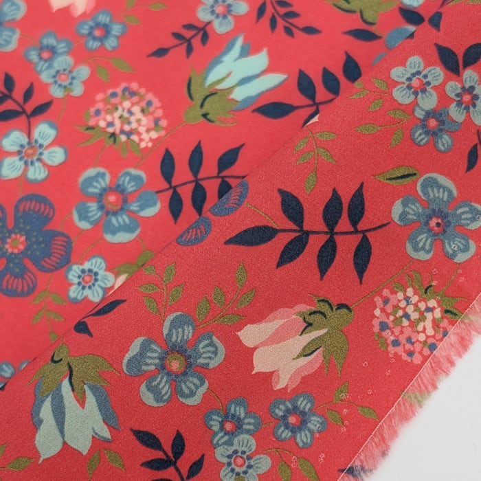 ◆輸入 リバティ LIBERTY タナローン Edenham エデナム レッド 約130×50cm