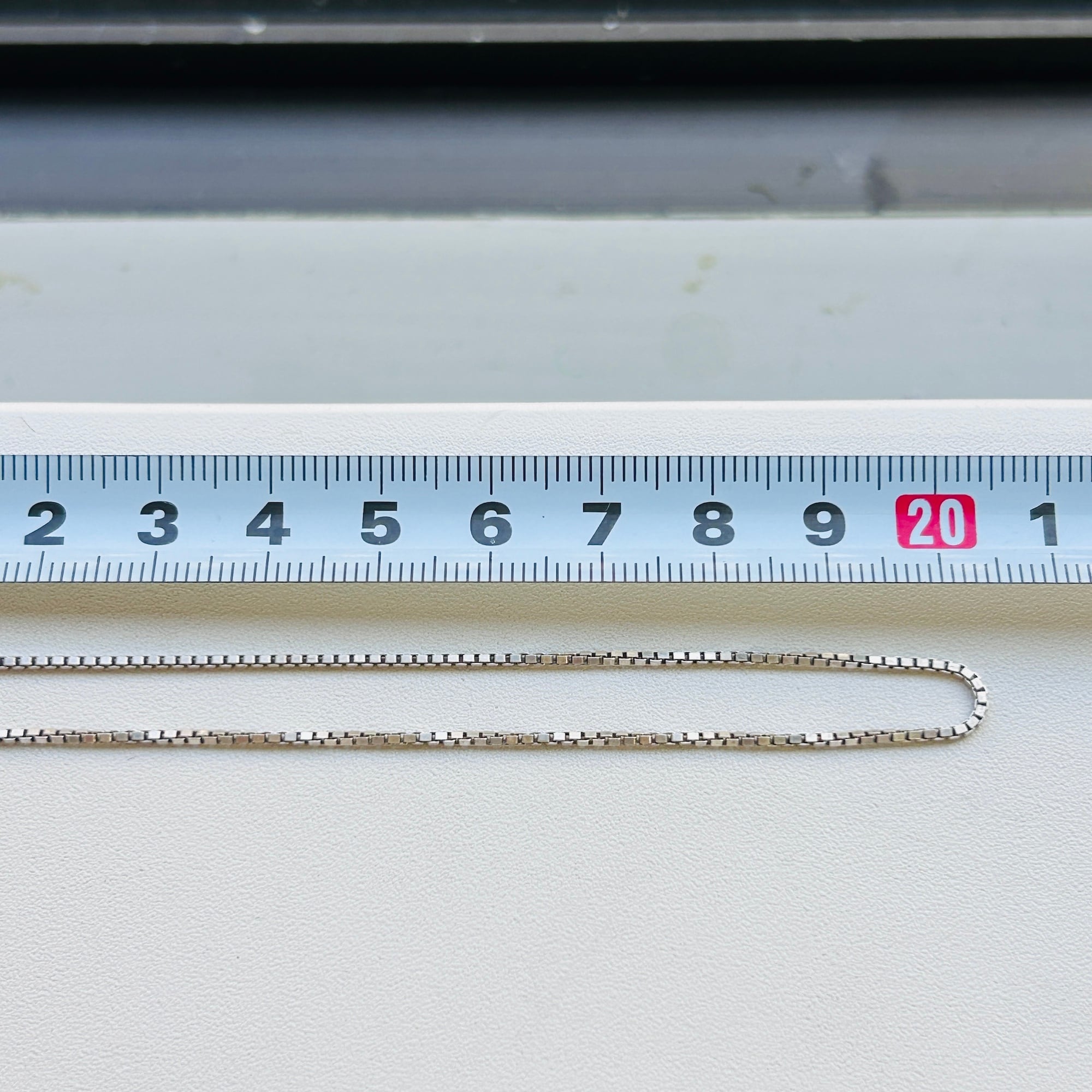 Italy シルバー925 ボックスチェーン（40.8cm） | Milo Antiques & Vintage