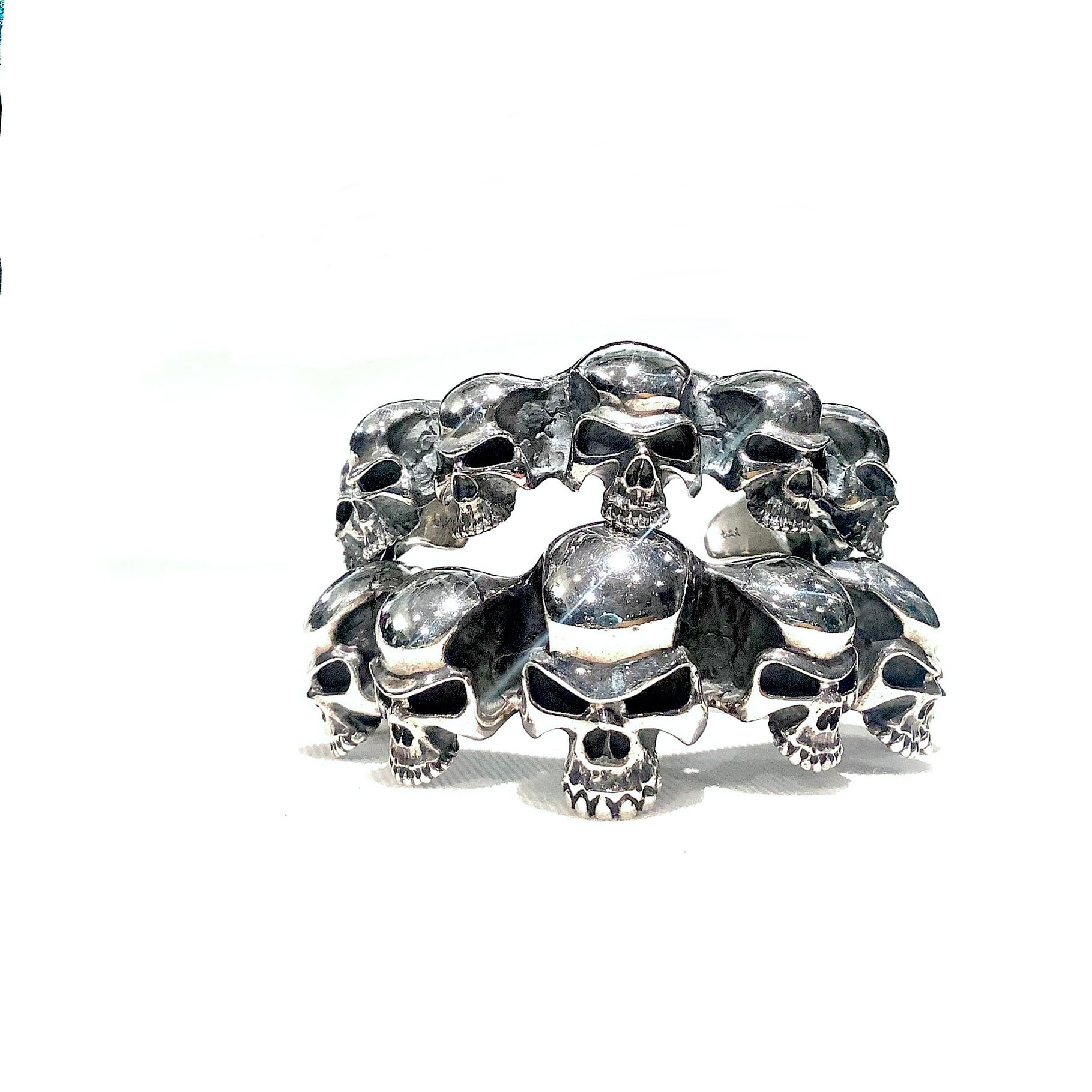 完全一点物harakiriバングル haraKIRI ハラキリ 髑髏バングル（大）SilverJewelry