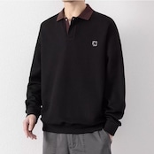 ドロップショルダー ニットポロシャツ af0381