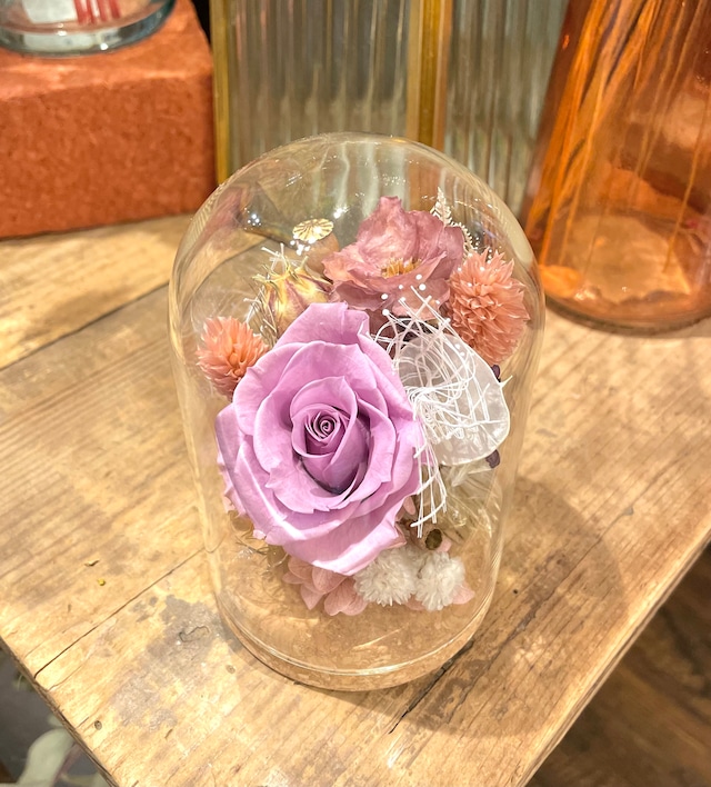 Rosy Glass Dome S【スウィートライラック】
