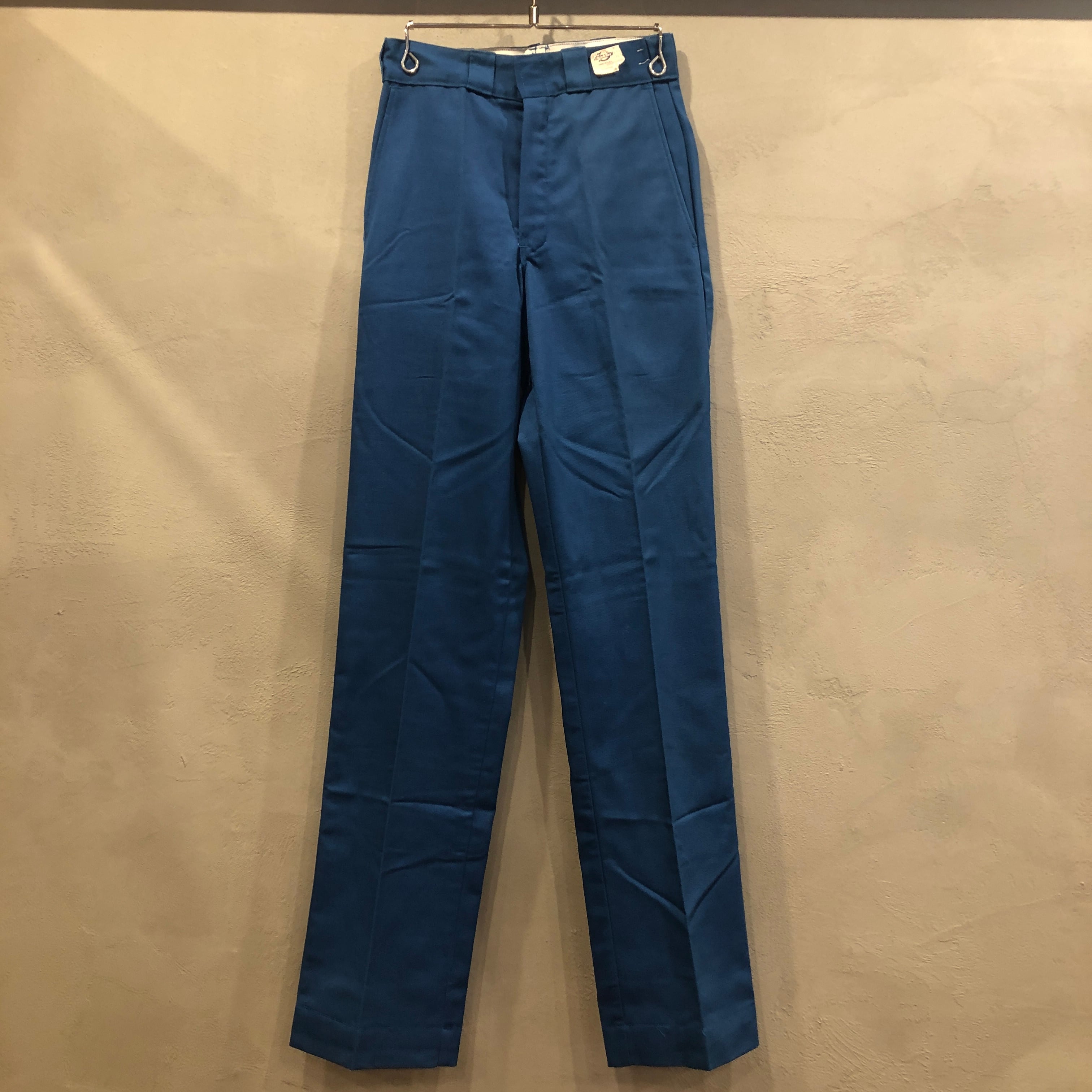 DEAD STOCK】1980'S DICKIES BLUE COTTON PANT 