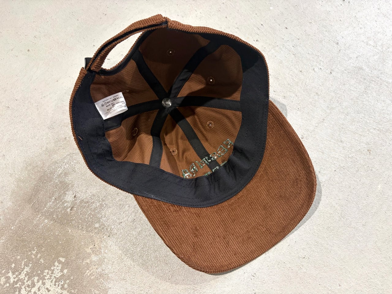 SOUTH2WEST8] 6 Panel Cap Corduloy brown サウスツーウエストエイト 6