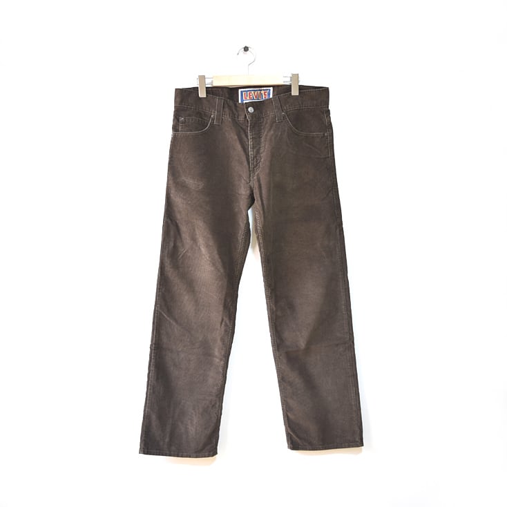 LEVIS 549 ルーズ 刻印 3249 コーデュロイ ブラウン W34