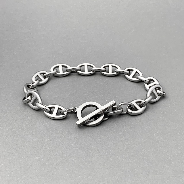anchor chain bracelet #270 silver