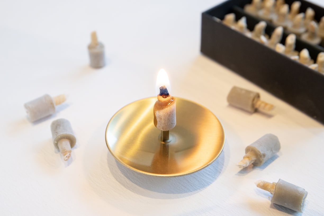 瞑想用5分ろうそく 1ヶ月使えるハゼろう32本セット | 京ROUSOKU＋（京