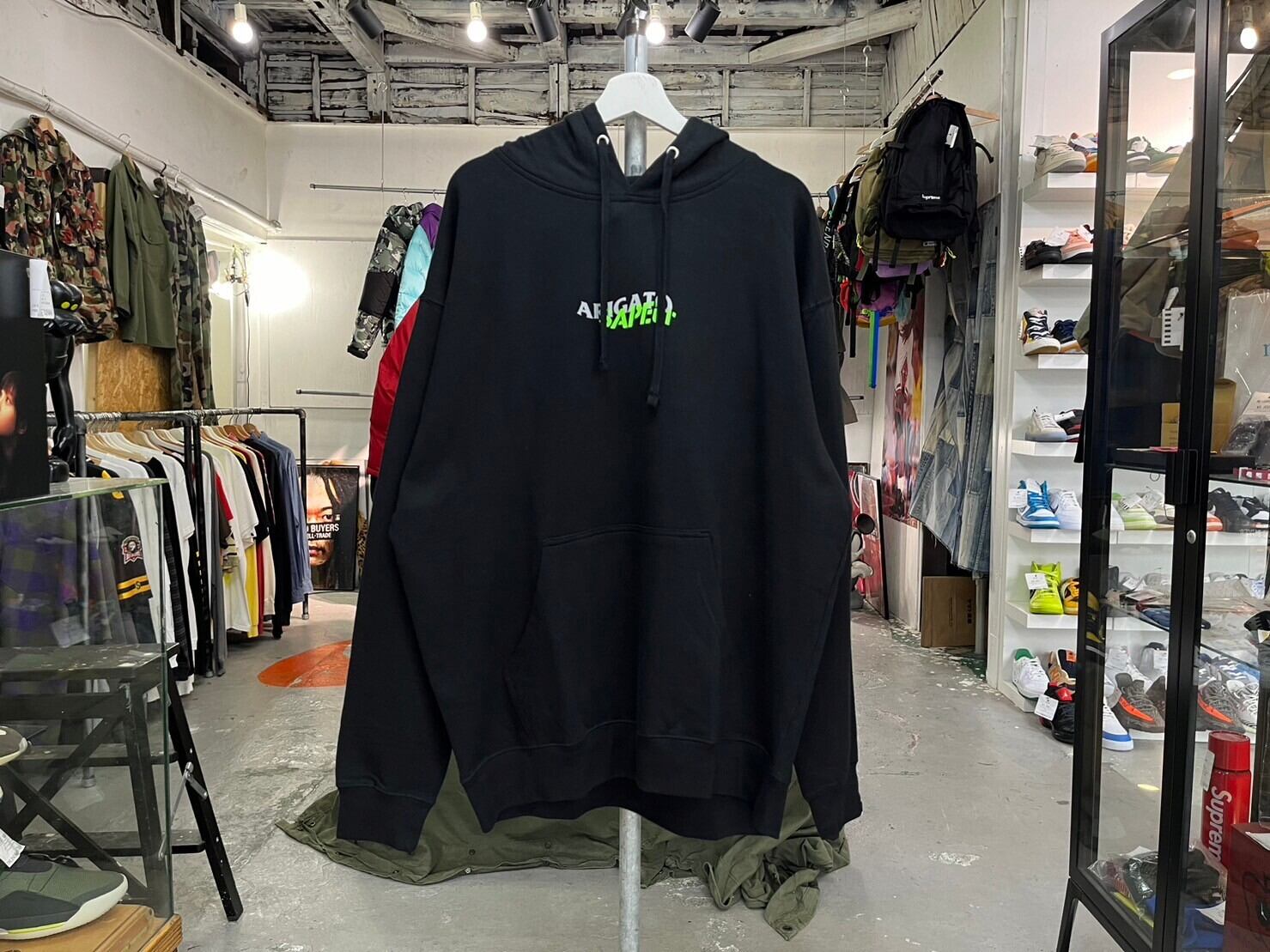 SAPEur × ANTI SOCIAL SOCIAL CLUB ASSC DoTMAN HEADS SWEAT HOODIE 