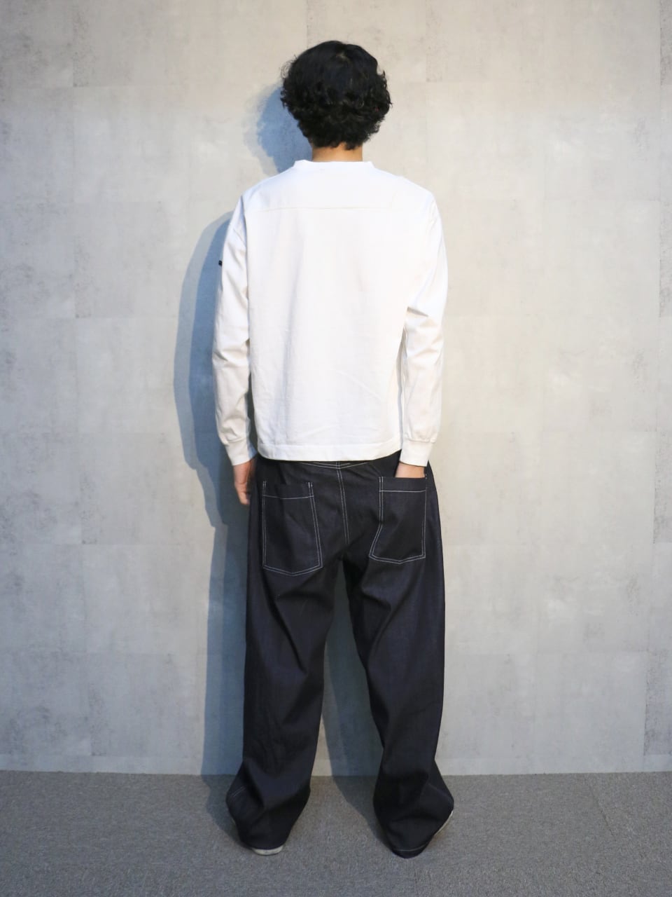 8ozムラデニム ”ノッポ”パンツ | 0189homme【メンズトールサイズ】