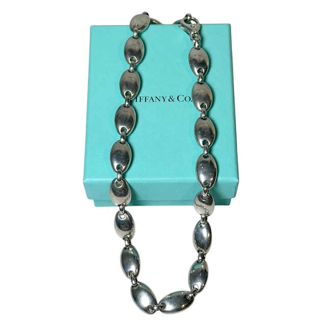 vintage TIFFANY silver “Pebble” link necklace