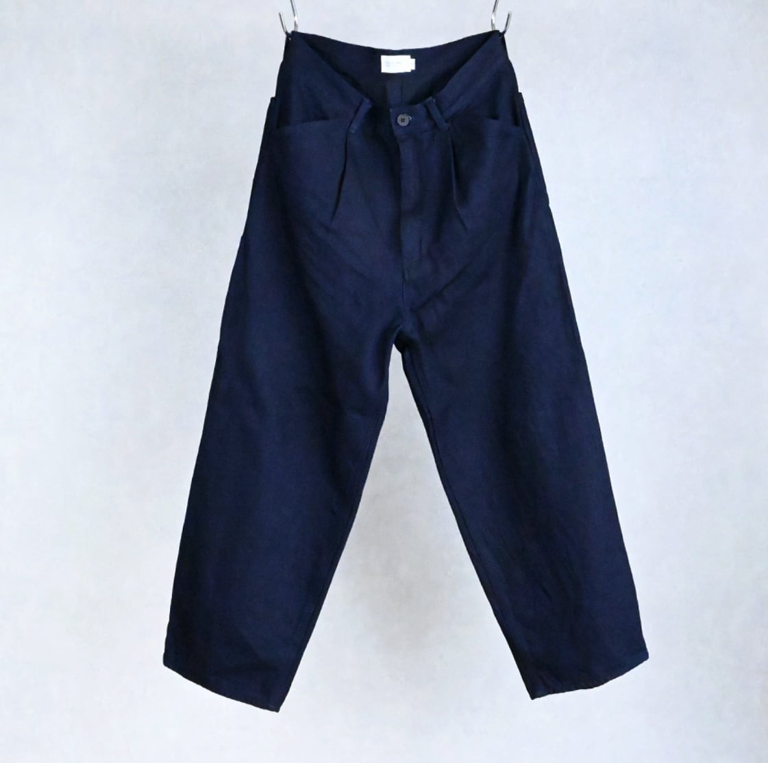 25AW》【STILL BY HAND】12OZ DENIM 1 TUCK PANTS スティルバイハンド