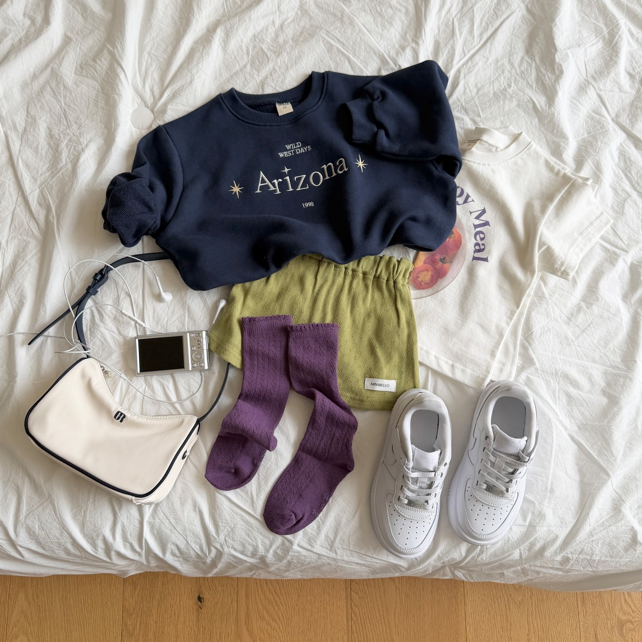 【取寄/韓国直送】ninibello ハッピーミールTシャツ｜夏服｜韓国子供服｜26/AT