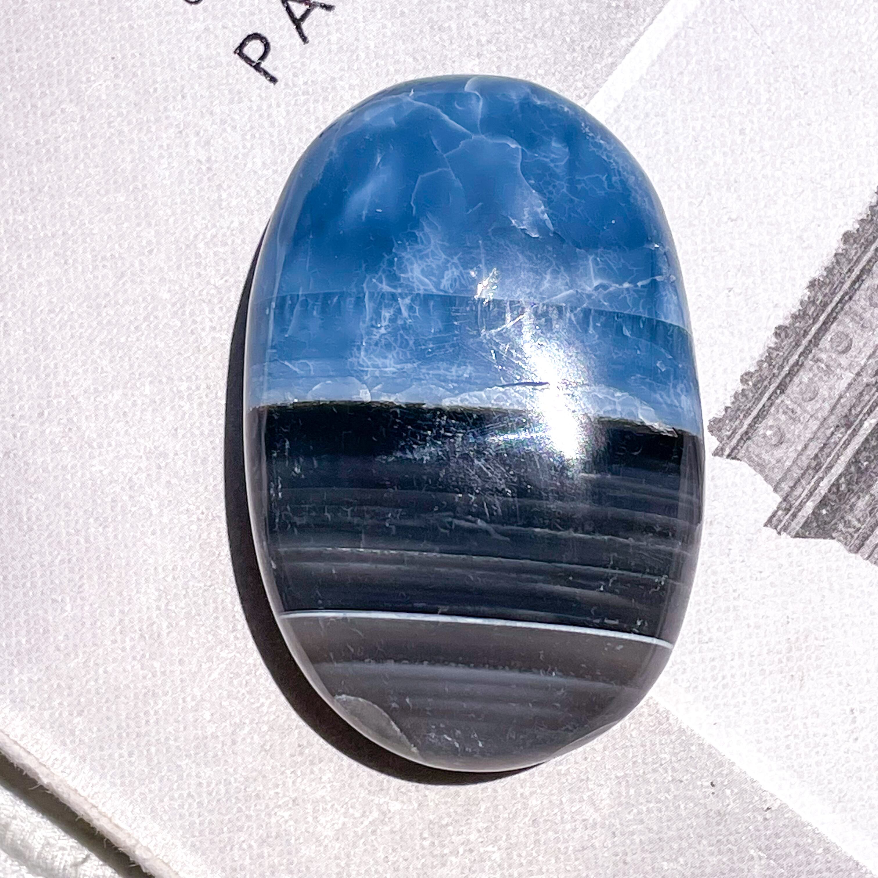 By Color Owyhee Blue Opal Palm 5 ✧ バイカラーブルーオパール