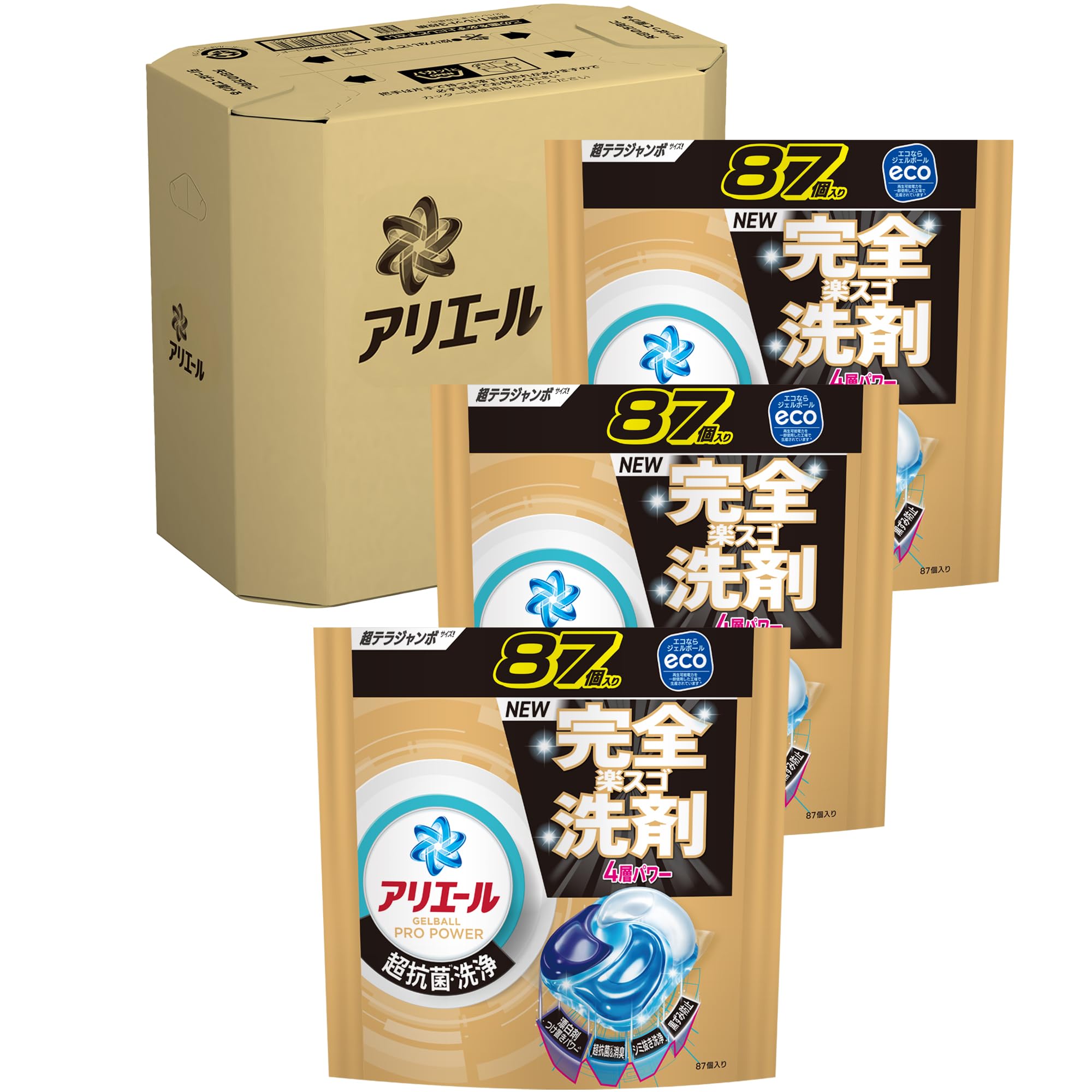 アリエール 洗濯洗剤 ジェルボール PRO 詰め替え 110個 [大容量]1 | Pay ID
