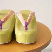 suminagashi 草履「鶯のうたごえ」M