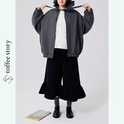 【2color】陰影をまとうギャザーフーディー 《P0268》