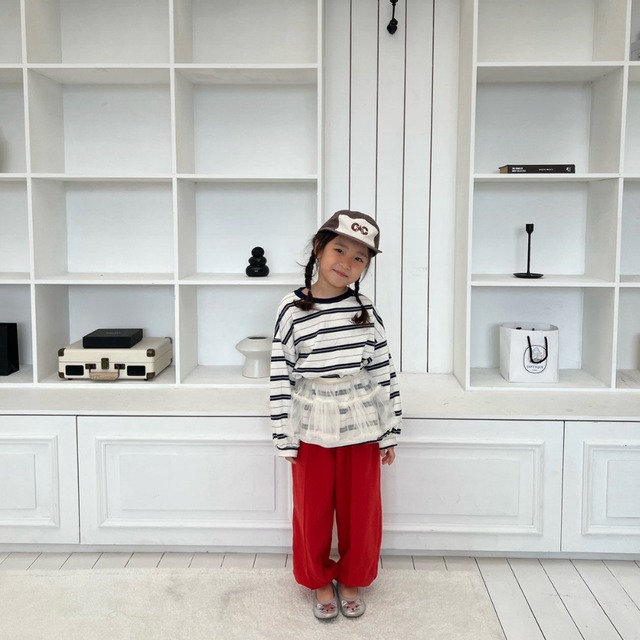 《送料無料》予約:ポキストライプT【cantuccistudio】※ジュニアサイズ