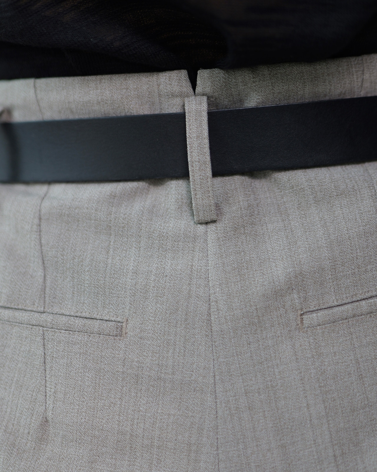 i’m here - UN(I)FORM : GRANDPA PANTS :Beige|制服素材再構築/グランパパンツ