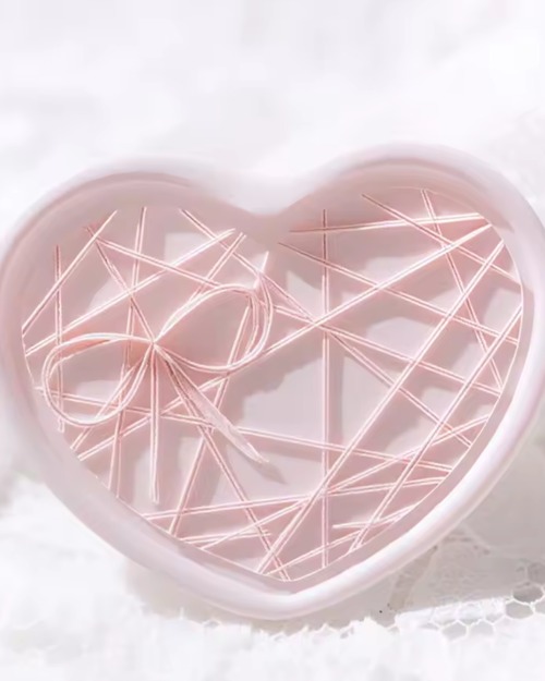 【受注販売・早期割引】Wax Stamp - Ribbon Heart Tray-スタンプヘッド